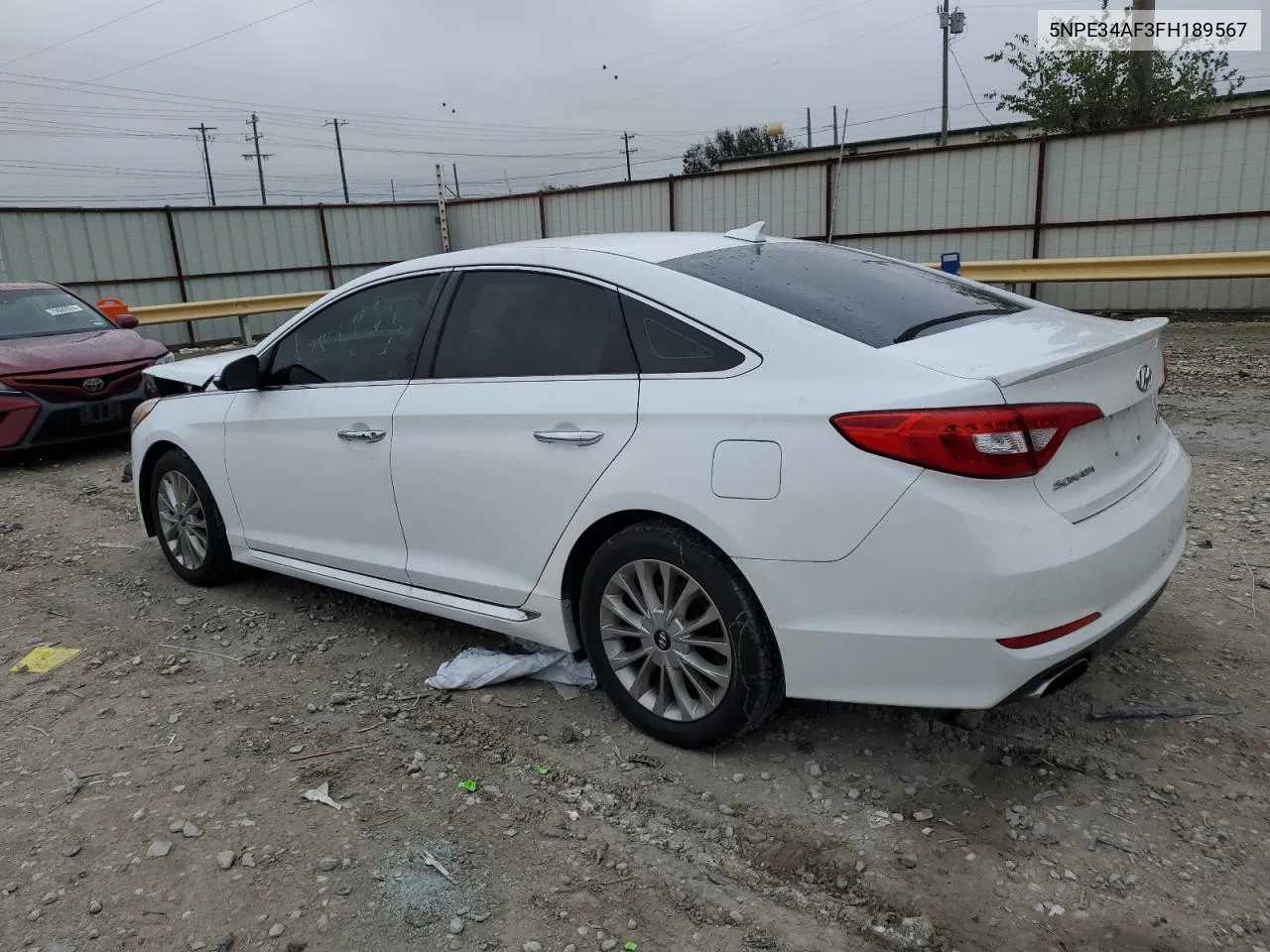 2015 Hyundai Sonata Sport VIN: 5NPE34AF3FH189567 Lot: 79135714