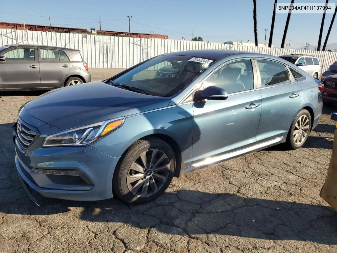 2015 Hyundai Sonata Sport VIN: 5NPE34AF4FH137994 Lot: 79164204