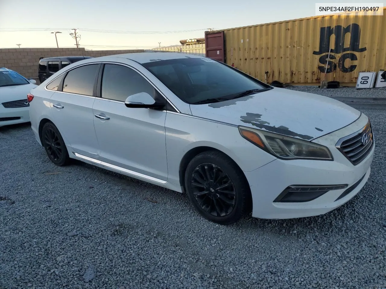 2015 Hyundai Sonata Sport VIN: 5NPE34AF2FH190497 Lot: 79254694