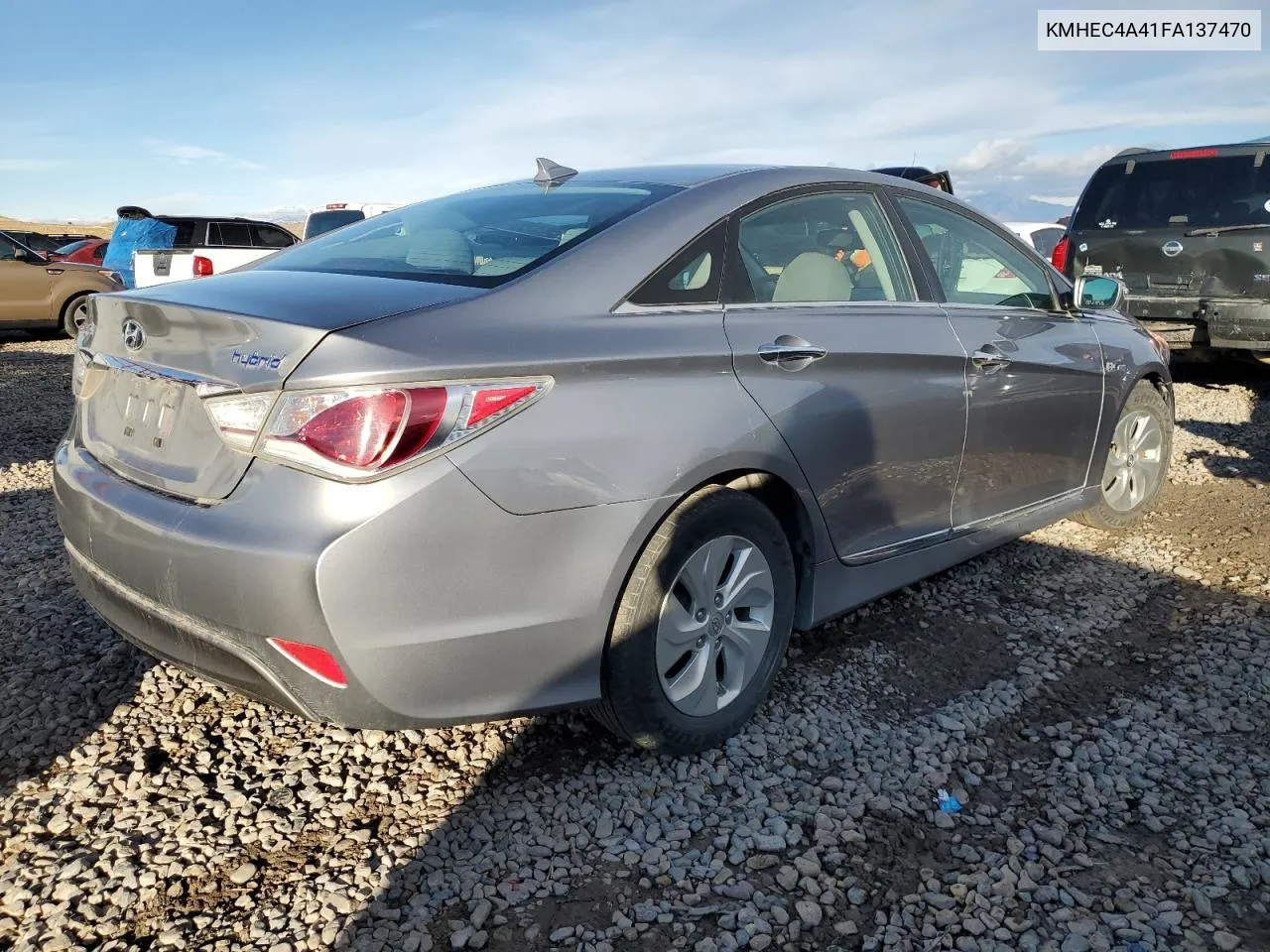 2015 Hyundai Sonata Hybrid VIN: KMHEC4A41FA137470 Lot: 79281214