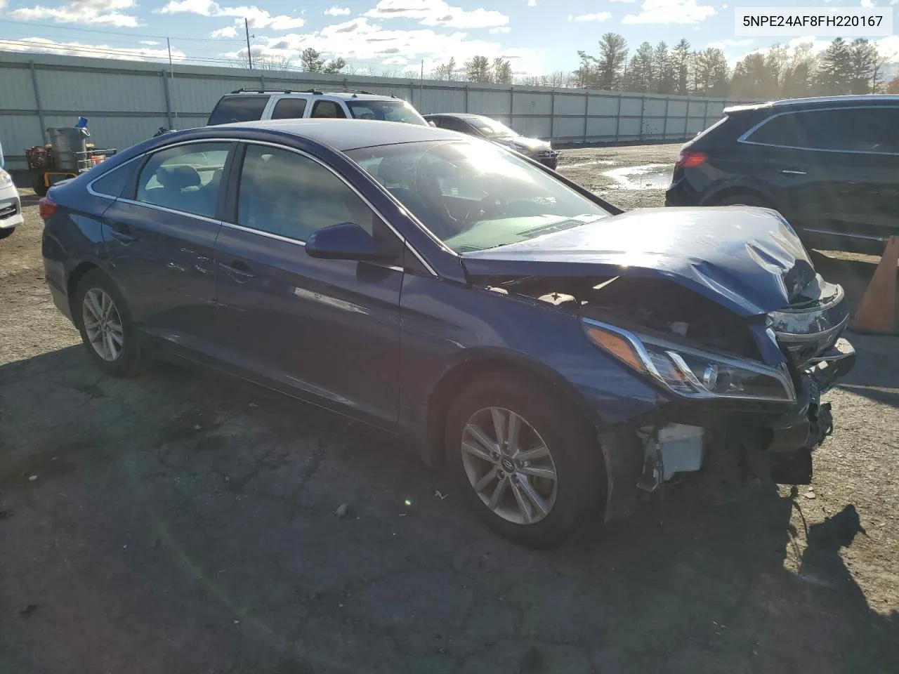 2015 Hyundai Sonata Se VIN: 5NPE24AF8FH220167 Lot: 79358944