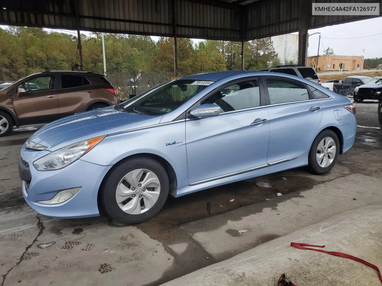 2015 Hyundai Sonata Hybrid VIN: KMHEC4A42FA126977 Lot: 79810204