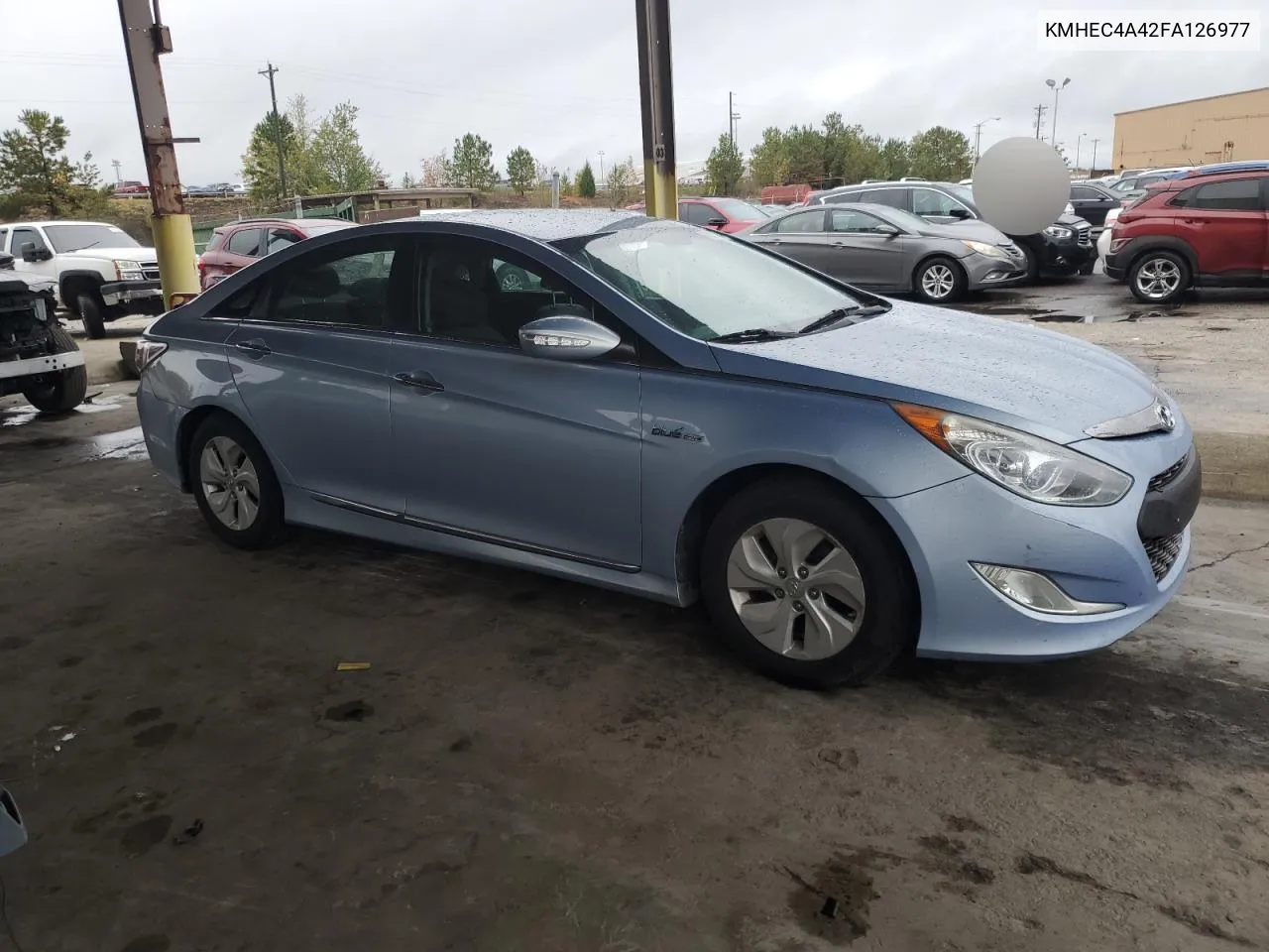 2015 Hyundai Sonata Hybrid VIN: KMHEC4A42FA126977 Lot: 79810204