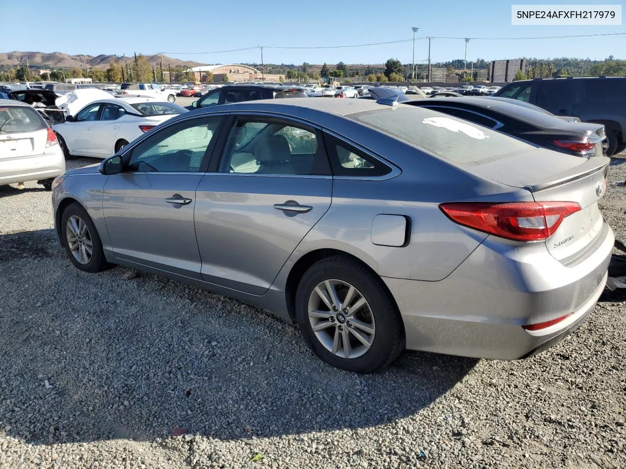 2015 Hyundai Sonata Se VIN: 5NPE24AFXFH217979 Lot: 79881584