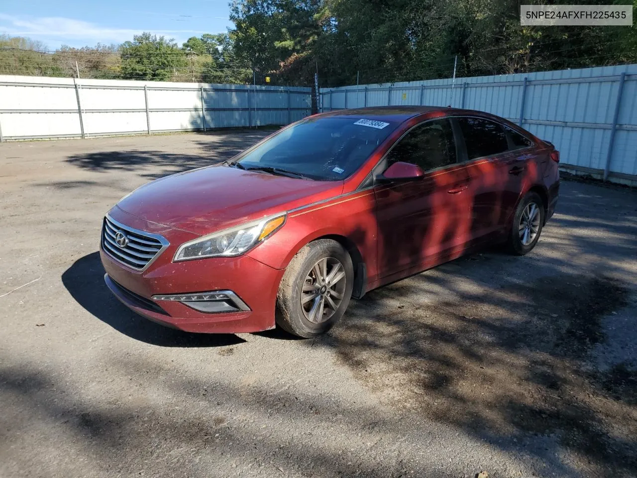 2015 Hyundai Sonata Se VIN: 5NPE24AFXFH225435 Lot: 80079384