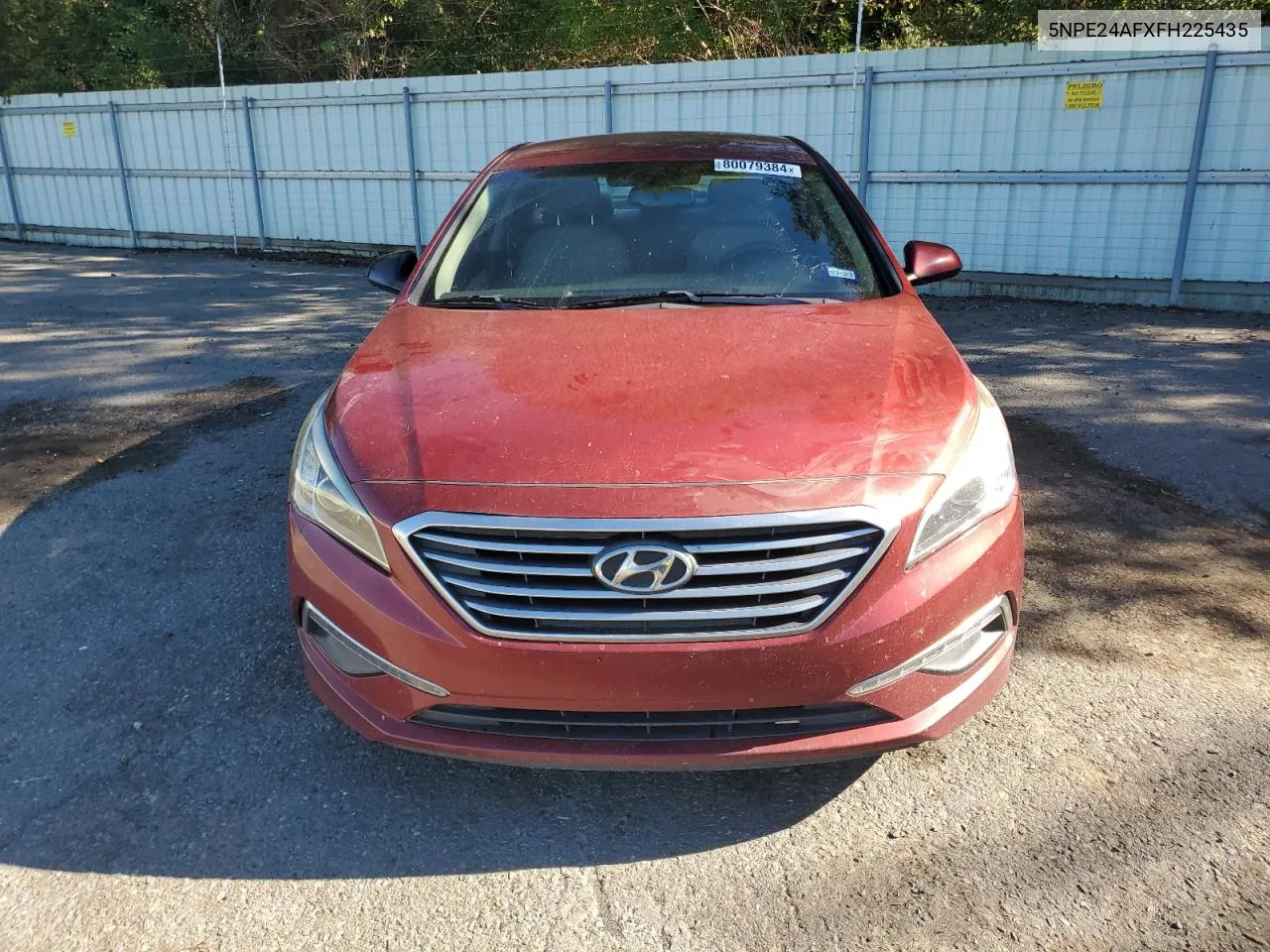 2015 Hyundai Sonata Se VIN: 5NPE24AFXFH225435 Lot: 80079384