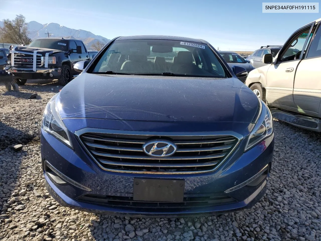 2015 Hyundai Sonata Sport VIN: 5NPE34AF0FH191115 Lot: 81292624