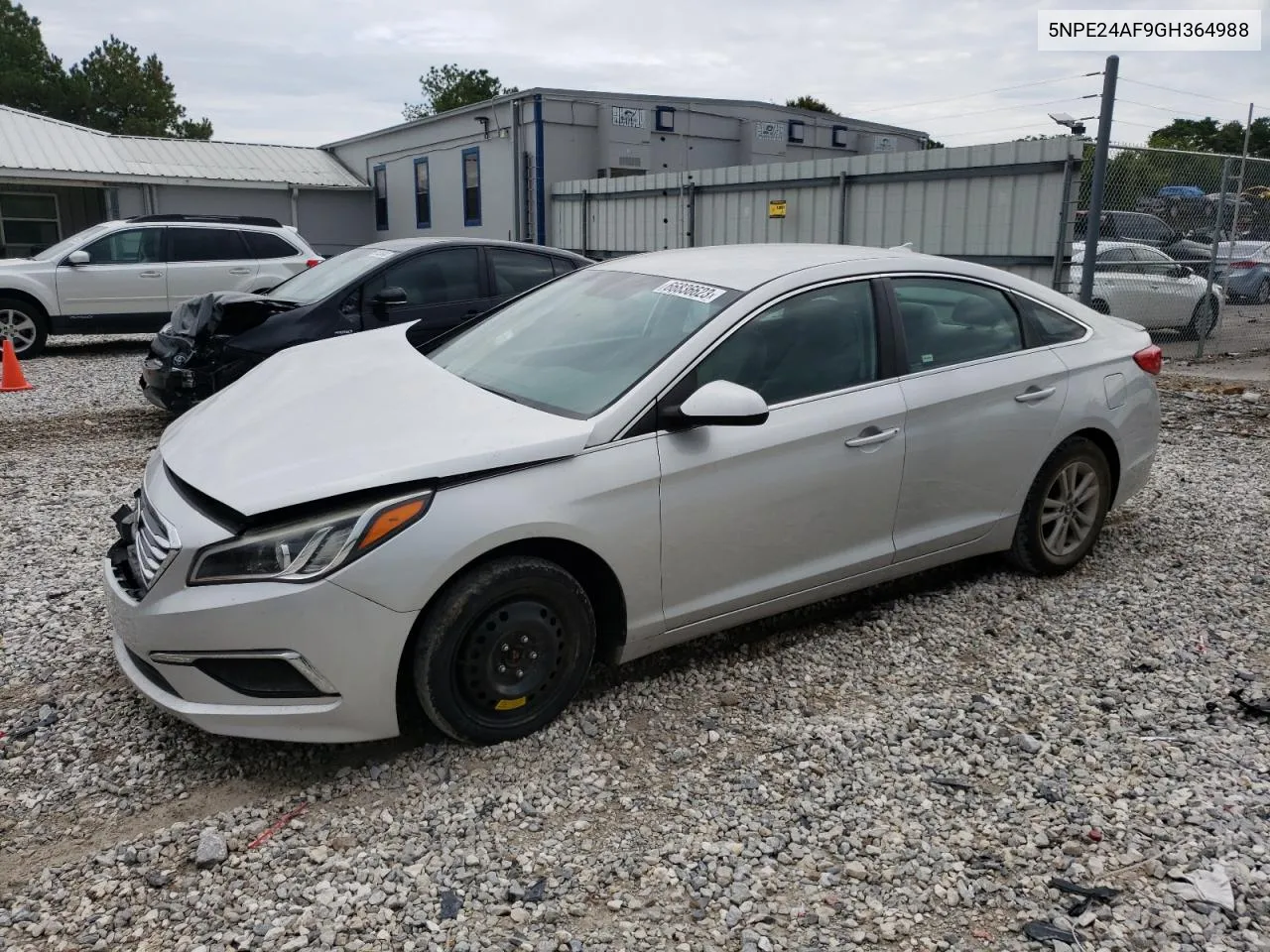 2016 Hyundai Sonata Se VIN: 5NPE24AF9GH364988 Lot: 37940564