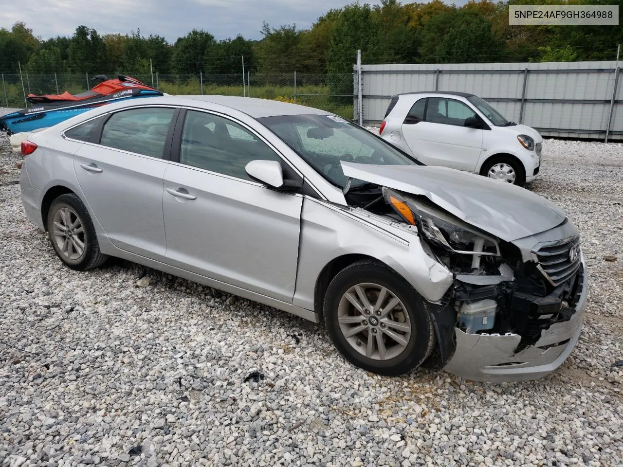 2016 Hyundai Sonata Se VIN: 5NPE24AF9GH364988 Lot: 37940564