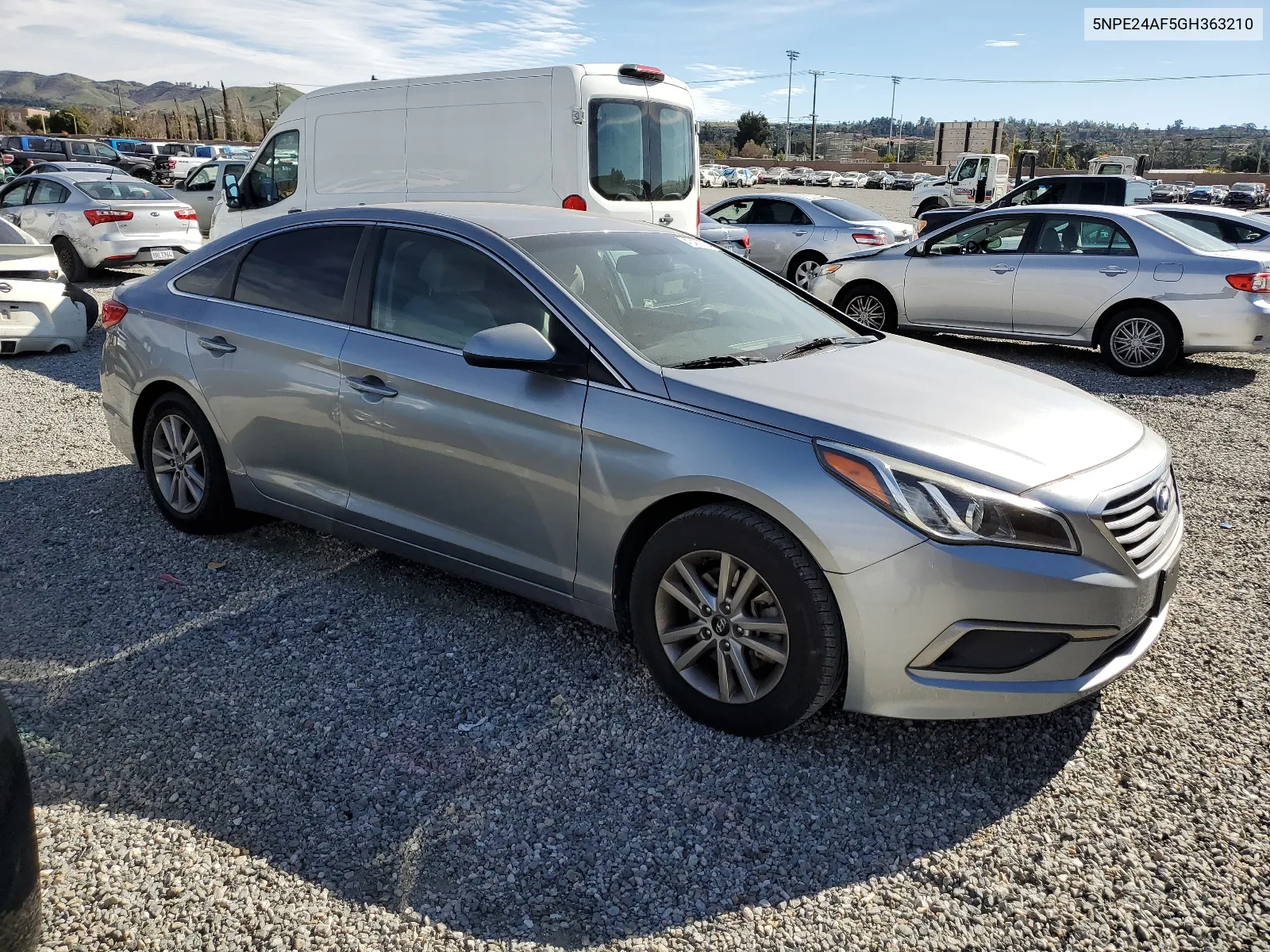 2016 Hyundai Sonata Se VIN: 5NPE24AF5GH363210 Lot: 40489274