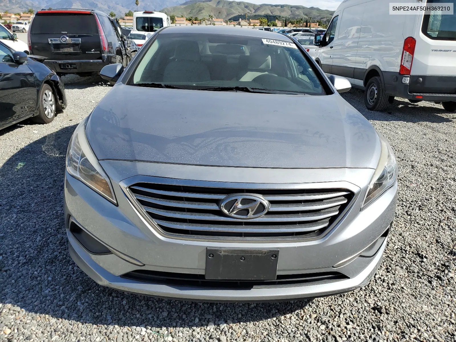 2016 Hyundai Sonata Se VIN: 5NPE24AF5GH363210 Lot: 40489274