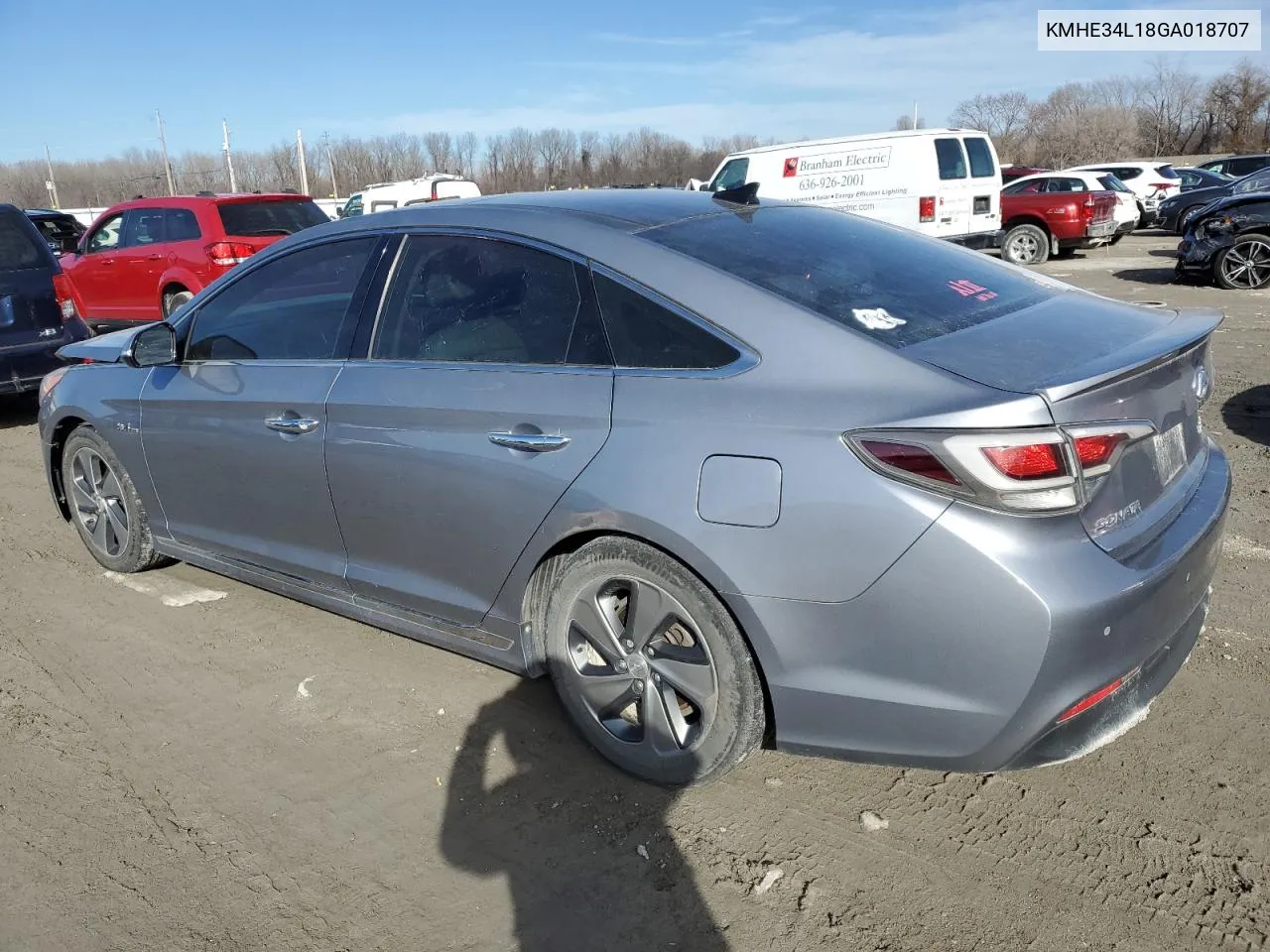 KMHE34L18GA018707 2016 Hyundai Sonata Hybrid