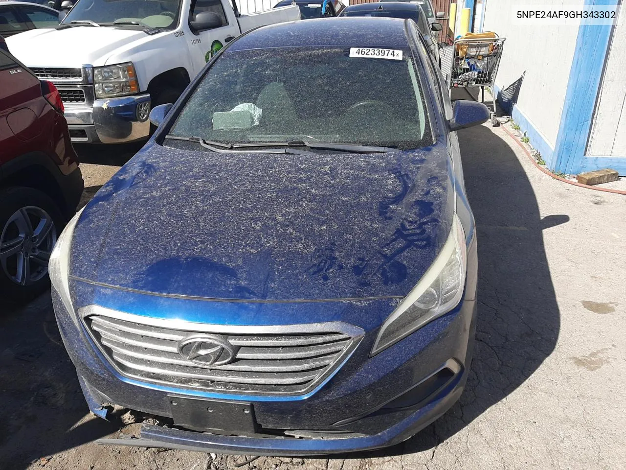 2016 Hyundai Sonata Se VIN: 5NPE24AF9GH343302 Lot: 46233974