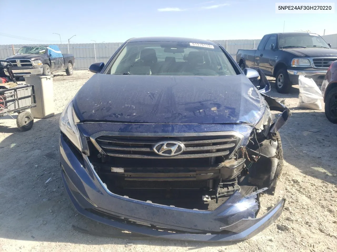 5NPE24AF3GH270220 2016 Hyundai Sonata Se