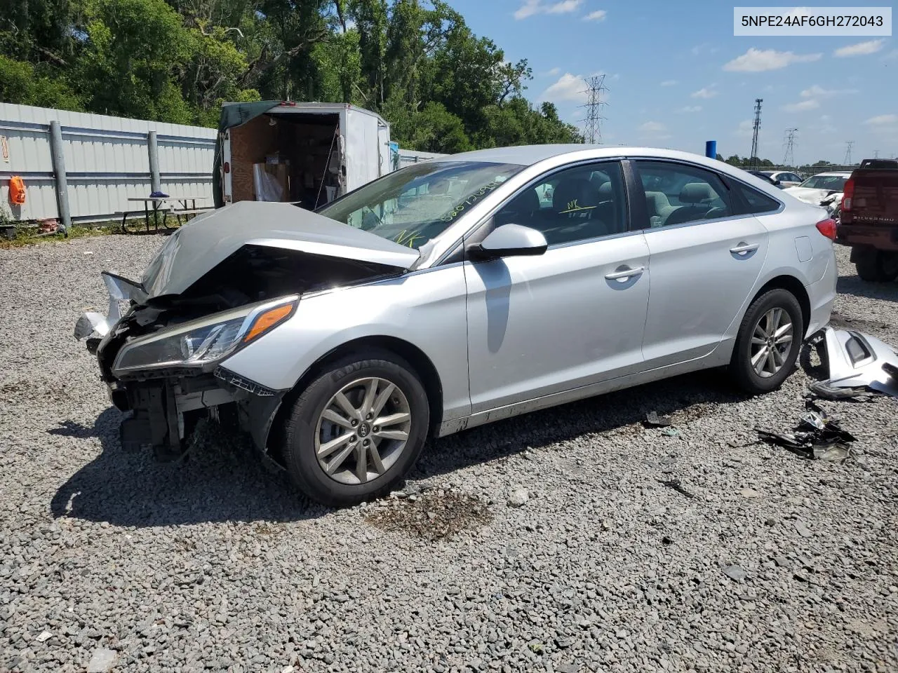 2016 Hyundai Sonata Se VIN: 5NPE24AF6GH272043 Lot: 52072694