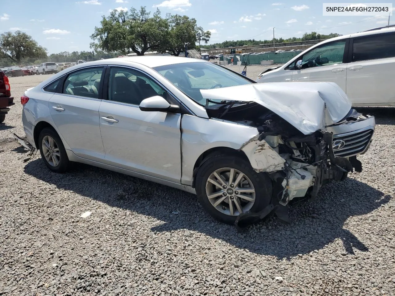 2016 Hyundai Sonata Se VIN: 5NPE24AF6GH272043 Lot: 52072694