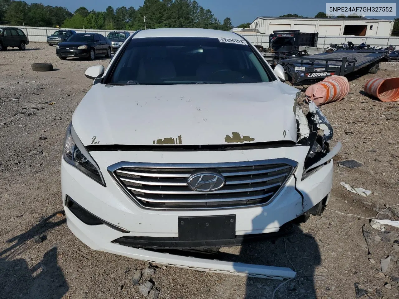 2016 Hyundai Sonata Se VIN: 5NPE24AF7GH327552 Lot: 52090103