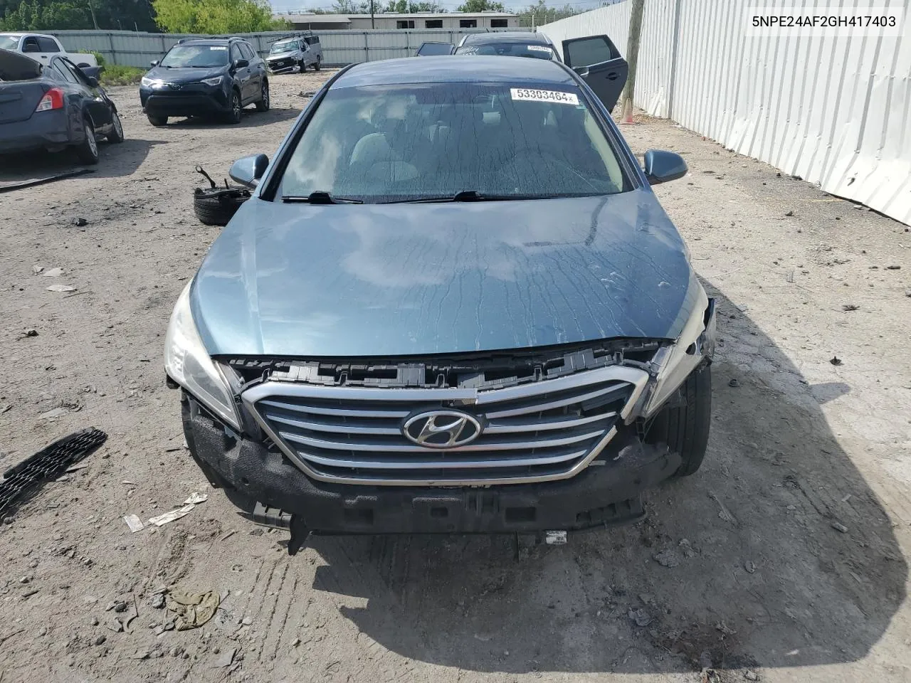 2016 Hyundai Sonata Se VIN: 5NPE24AF2GH417403 Lot: 53303464