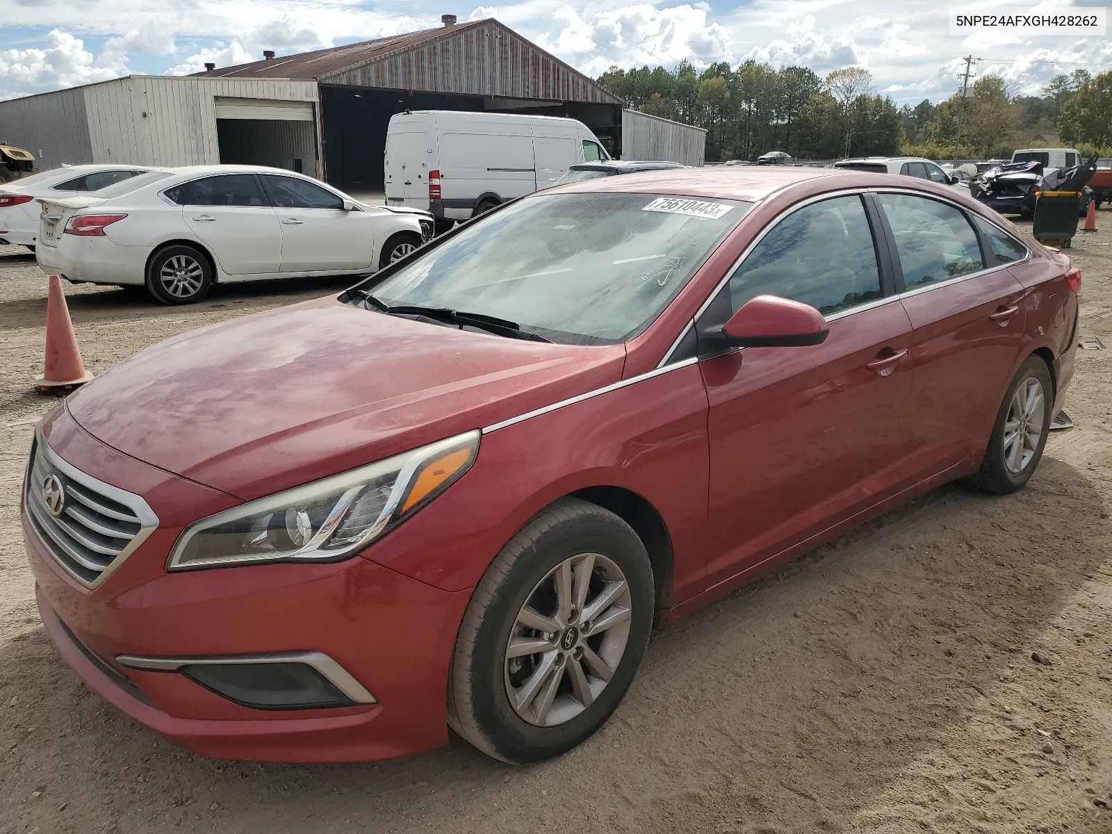 2016 Hyundai Sonata Se VIN: 5NPE24AFXGH428262 Lot: 53737964