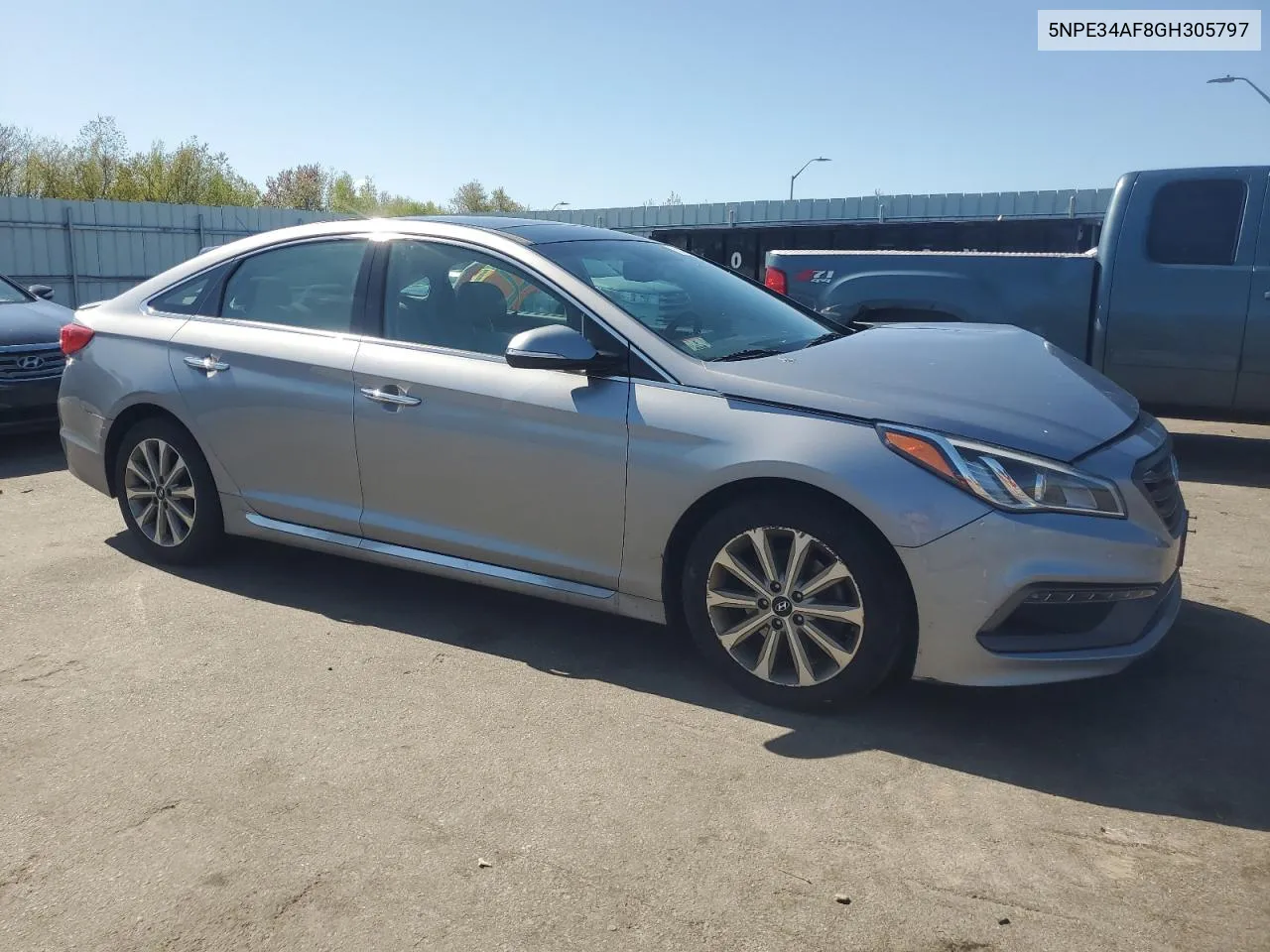 2016 Hyundai Sonata Sport VIN: 5NPE34AF8GH305797 Lot: 53827194