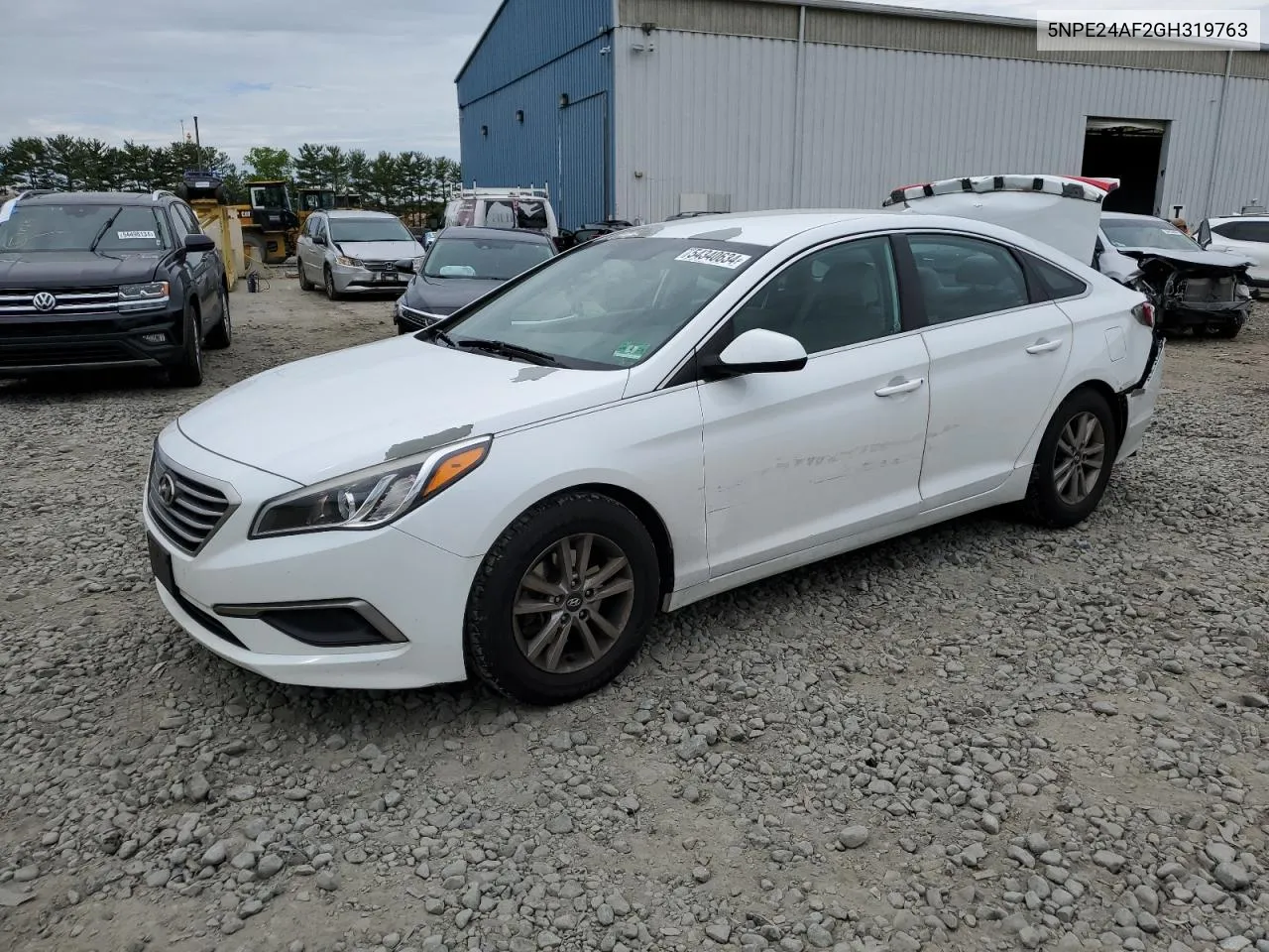 2016 Hyundai Sonata Se VIN: 5NPE24AF2GH319763 Lot: 54340634