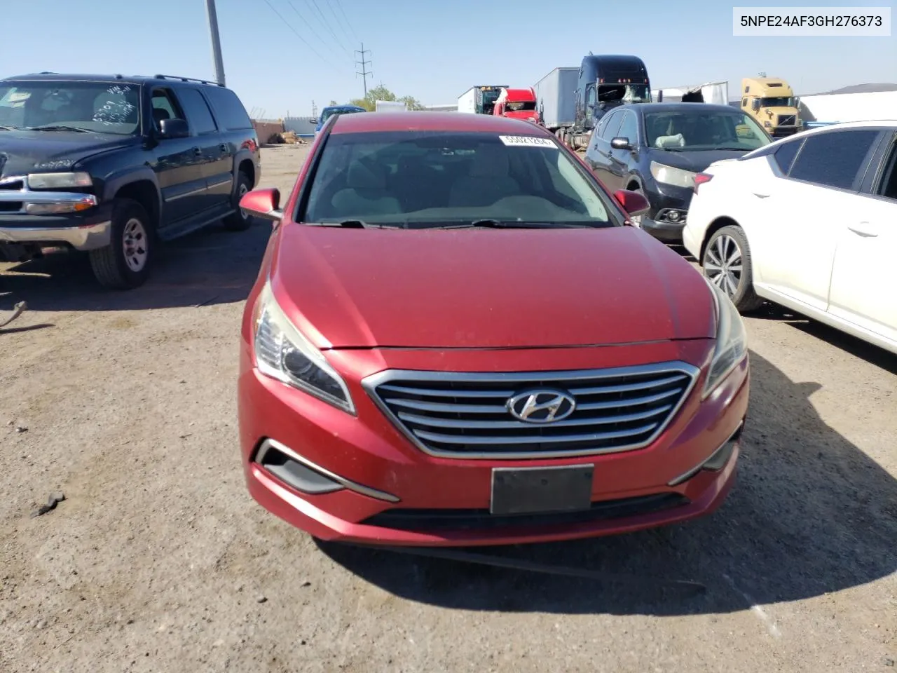 2016 Hyundai Sonata Se VIN: 5NPE24AF3GH276373 Lot: 55021264