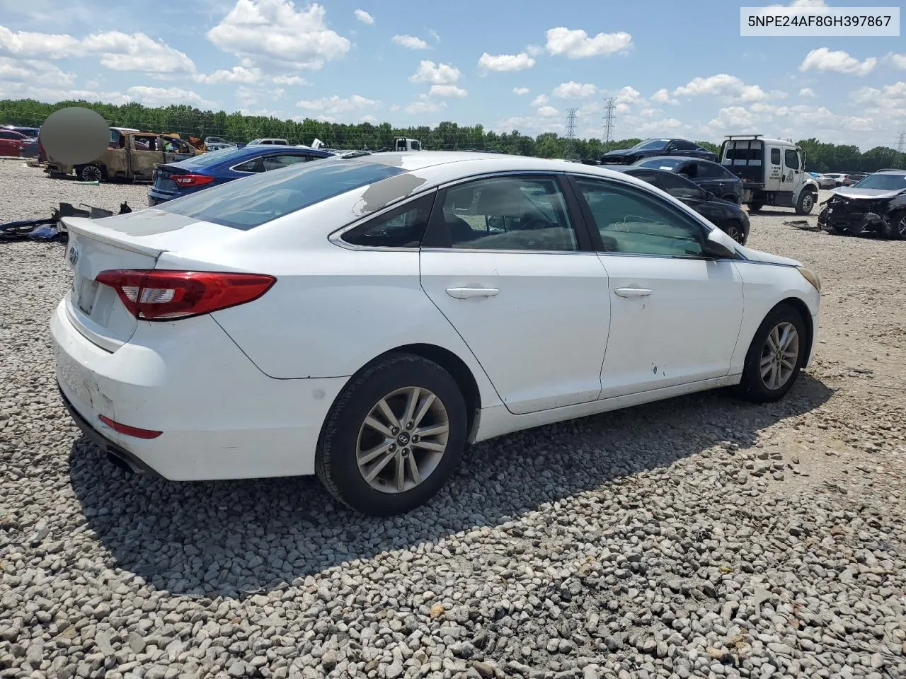 5NPE24AF8GH397867 2016 Hyundai Sonata Se