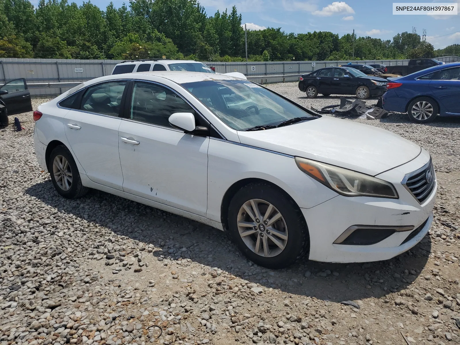 2016 Hyundai Sonata Se VIN: 5NPE24AF8GH397867 Lot: 55521614