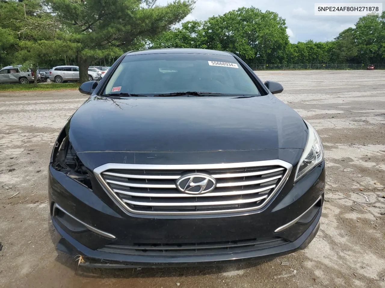 2016 Hyundai Sonata Se VIN: 5NPE24AF8GH271878 Lot: 55668934