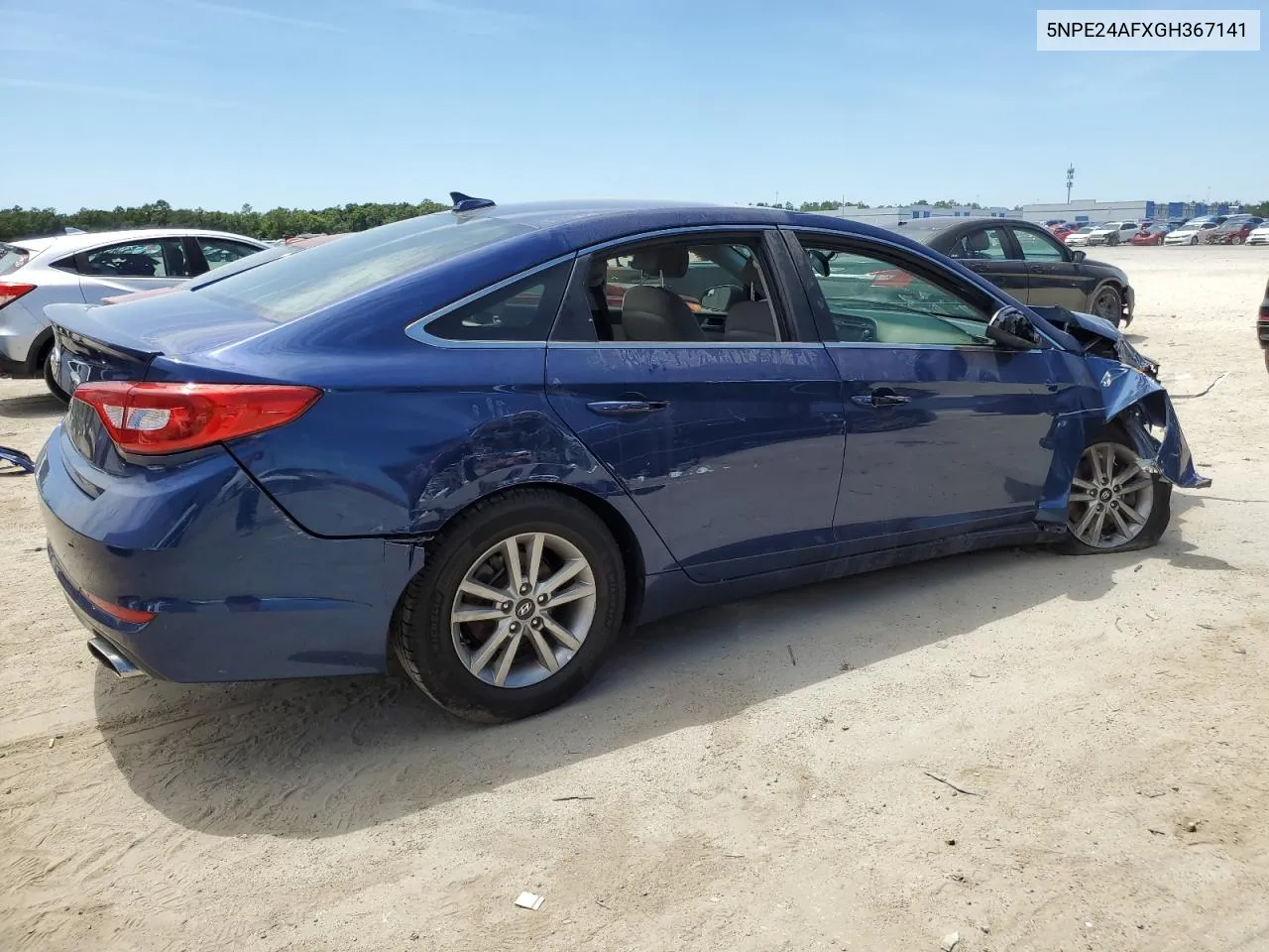 2016 Hyundai Sonata Se VIN: 5NPE24AFXGH367141 Lot: 55784524