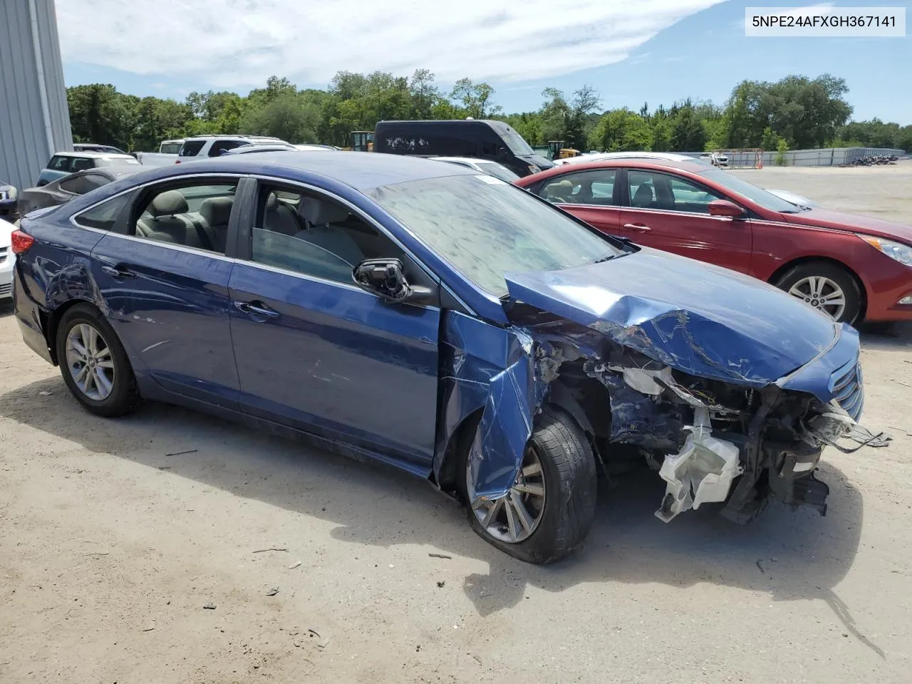 2016 Hyundai Sonata Se VIN: 5NPE24AFXGH367141 Lot: 55784524