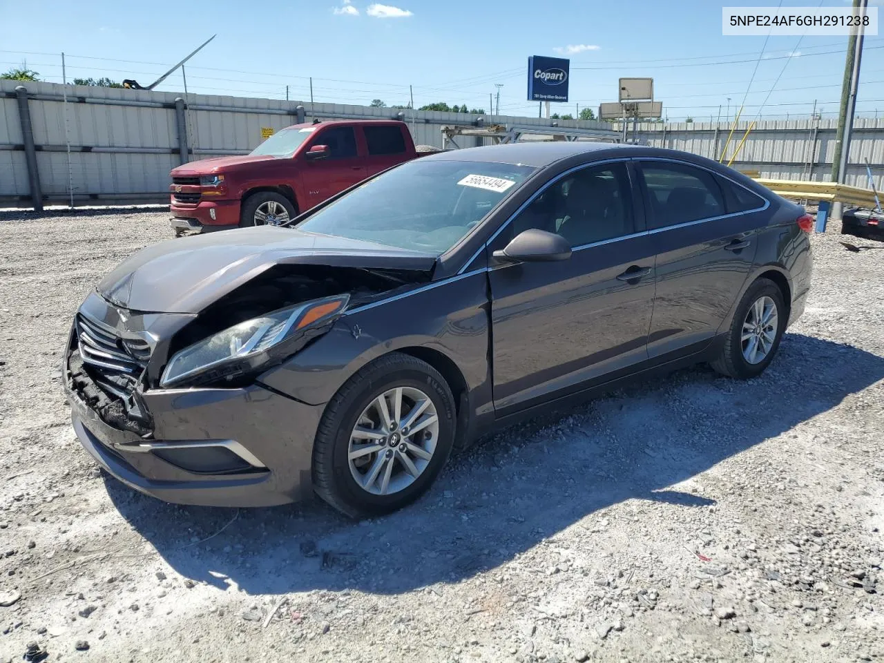 2016 Hyundai Sonata Se VIN: 5NPE24AF6GH291238 Lot: 56654494