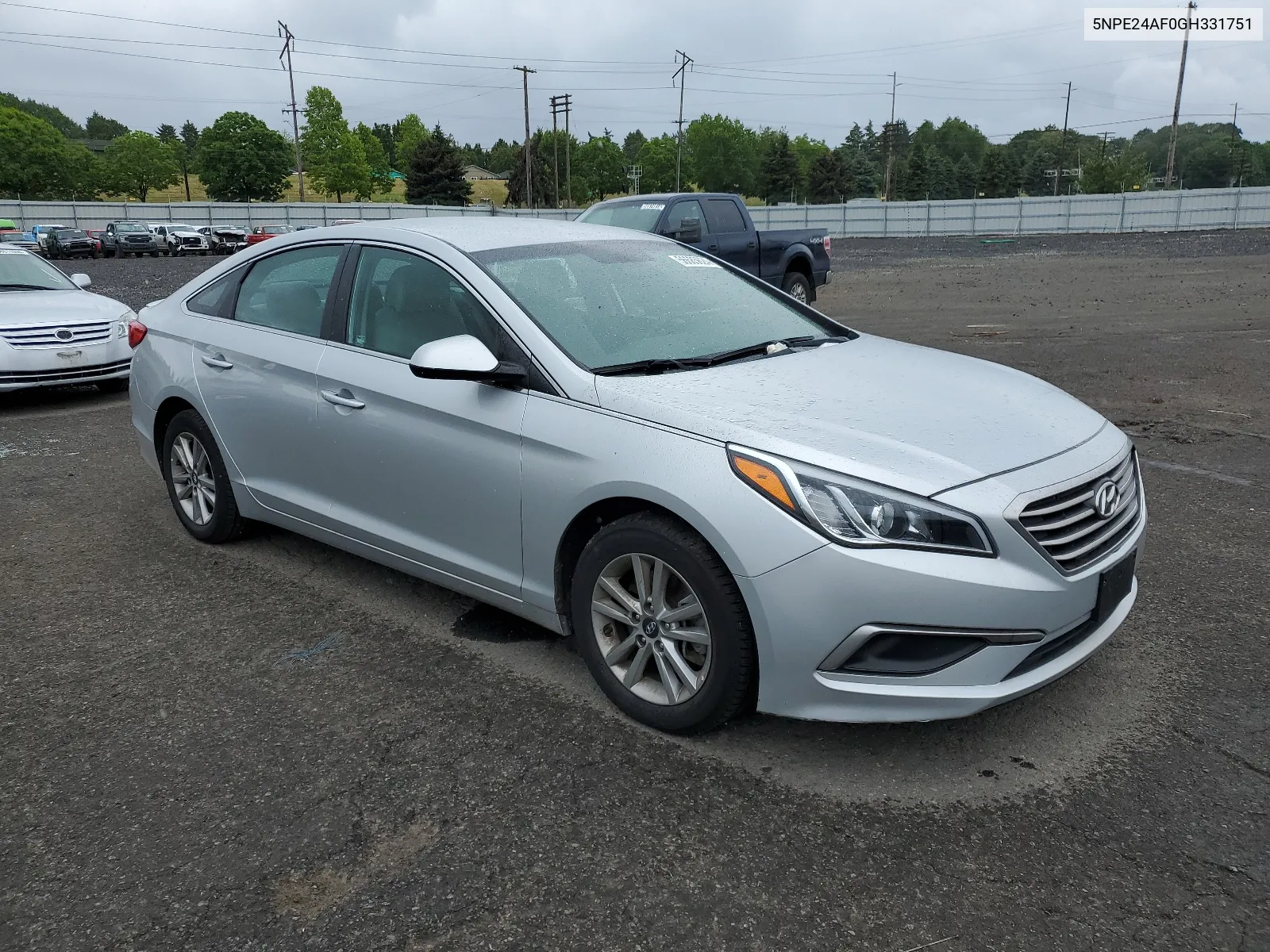 2016 Hyundai Sonata Se VIN: 5NPE24AF0GH331751 Lot: 56685624