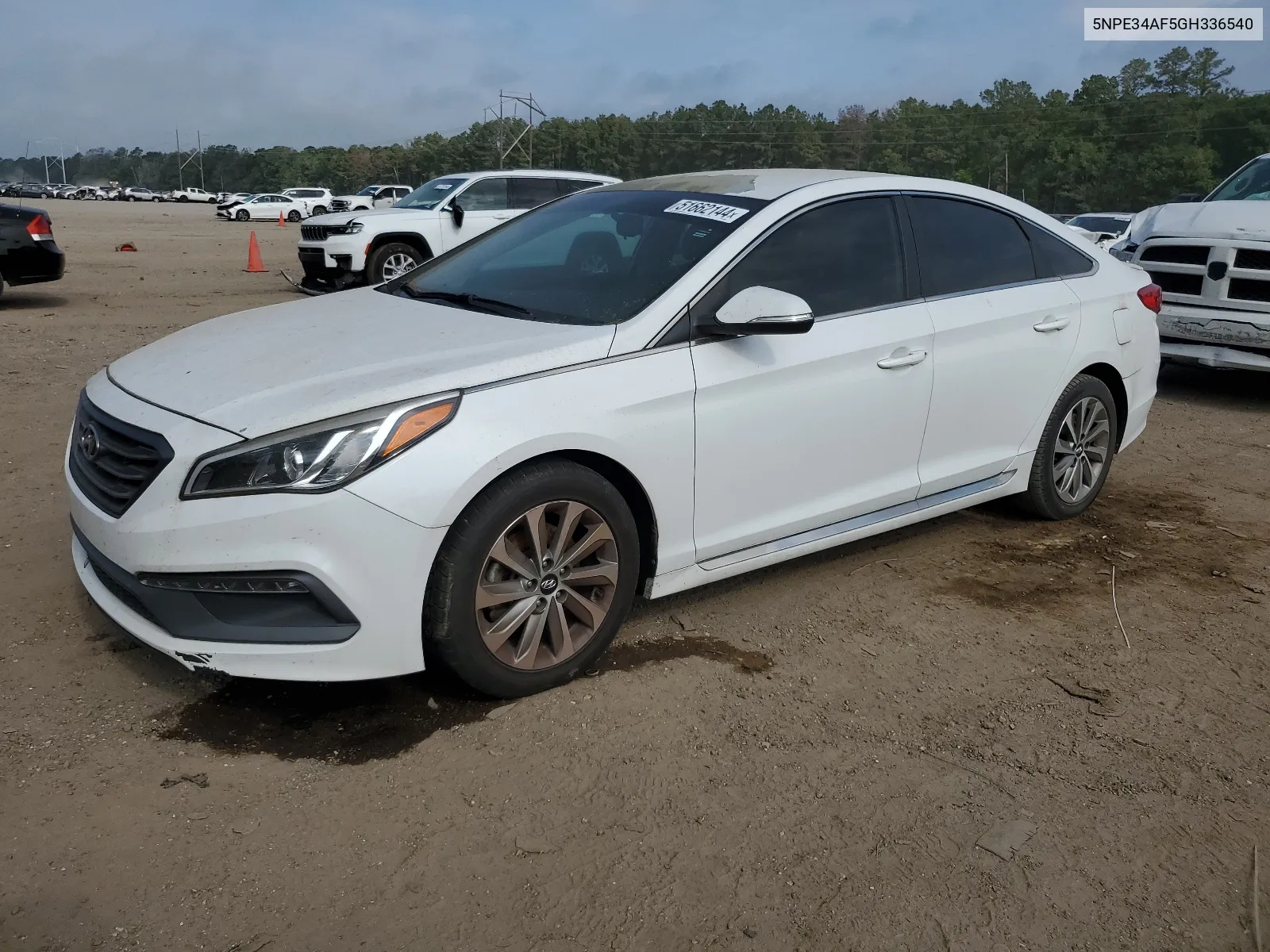 2016 Hyundai Sonata Sport VIN: 5NPE34AF5GH336540 Lot: 57518664