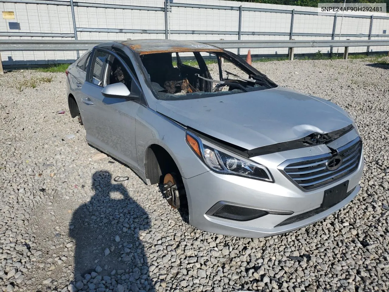 2016 Hyundai Sonata Se VIN: 5NPE24AF9GH292481 Lot: 57612464