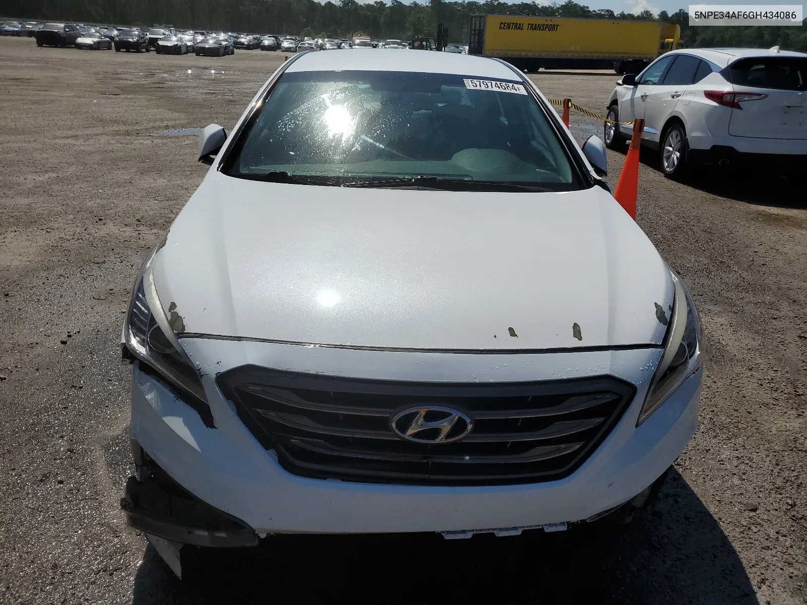 2016 Hyundai Sonata Sport VIN: 5NPE34AF6GH434086 Lot: 57974684