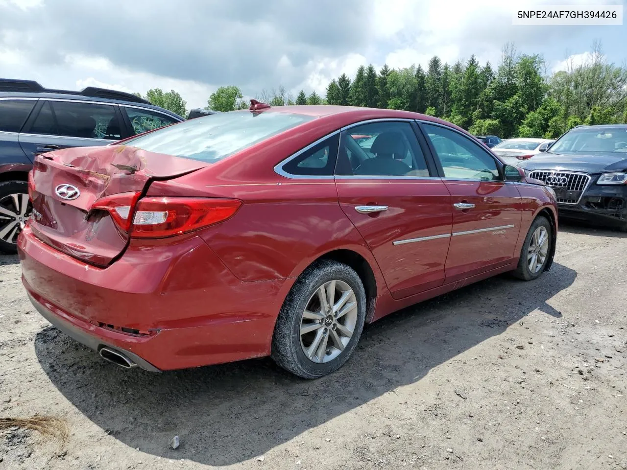 2016 Hyundai Sonata Se VIN: 5NPE24AF7GH394426 Lot: 57999414