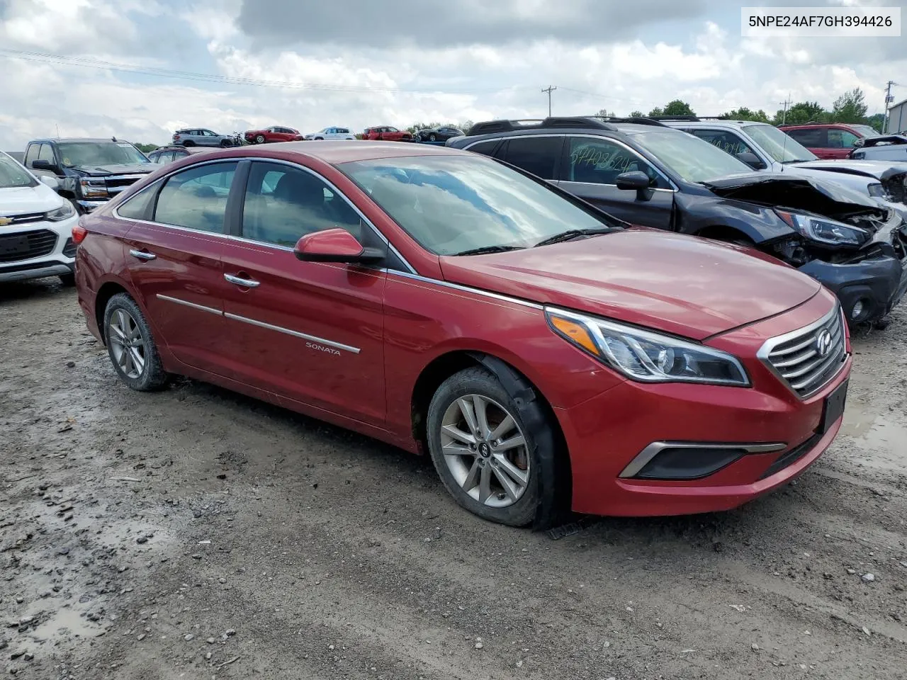 2016 Hyundai Sonata Se VIN: 5NPE24AF7GH394426 Lot: 57999414