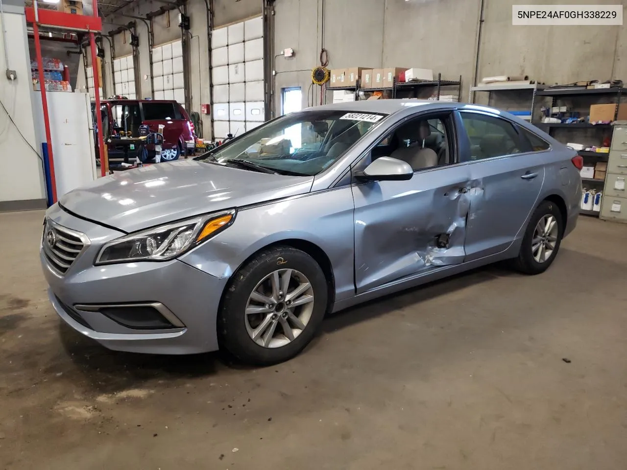 2016 Hyundai Sonata Se VIN: 5NPE24AF0GH338229 Lot: 58221214