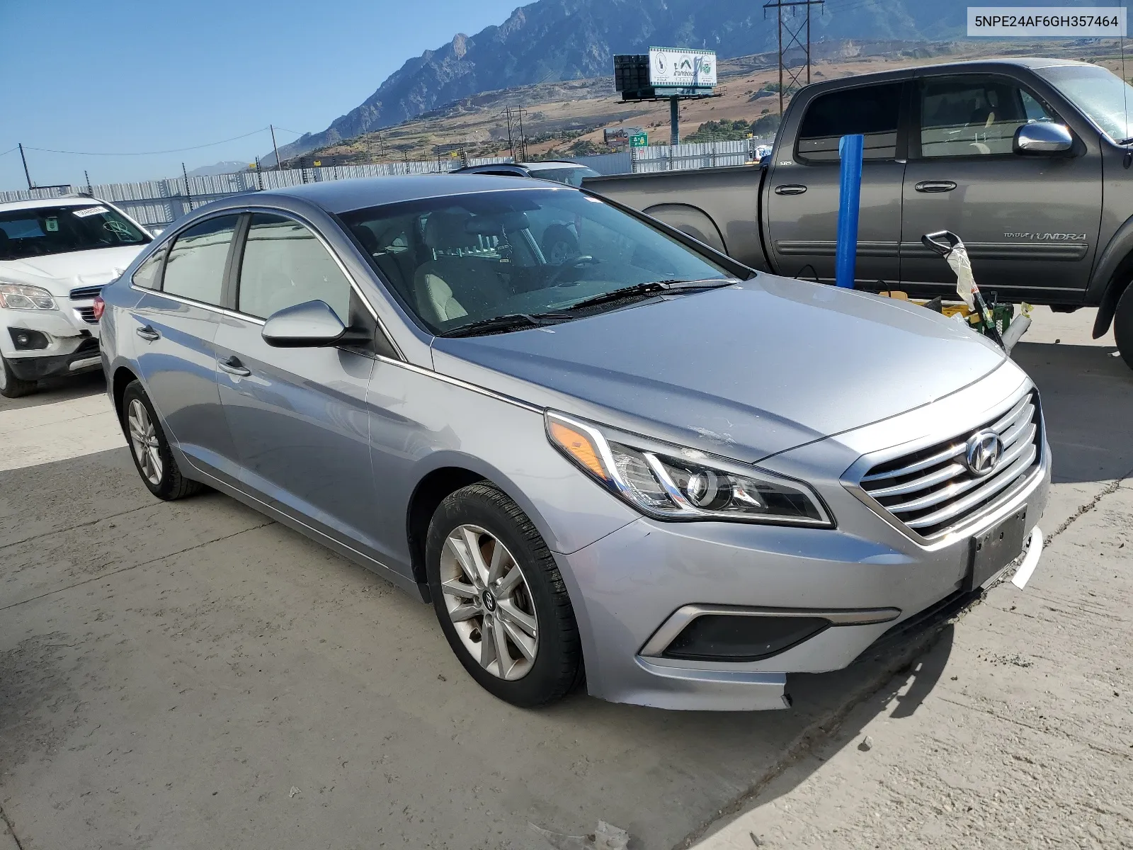 2016 Hyundai Sonata Se VIN: 5NPE24AF6GH357464 Lot: 58530894