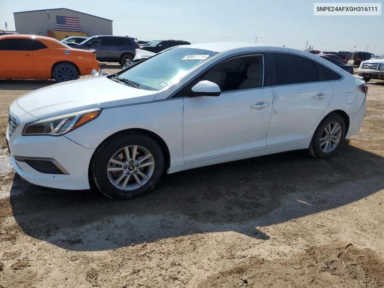 2016 Hyundai Sonata Se VIN: 5NPE24AFXGH316111 Lot: 58941534