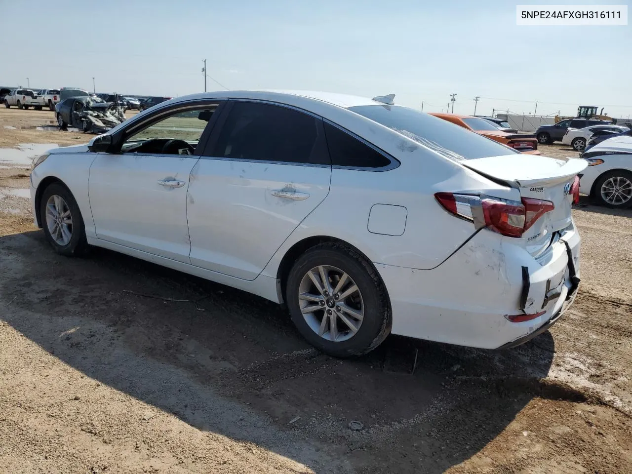 2016 Hyundai Sonata Se VIN: 5NPE24AFXGH316111 Lot: 58941534