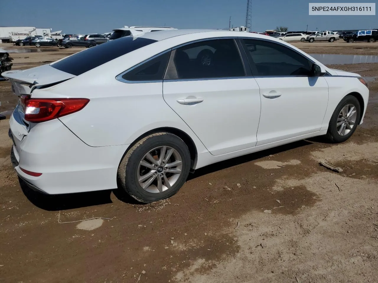 2016 Hyundai Sonata Se VIN: 5NPE24AFXGH316111 Lot: 58941534