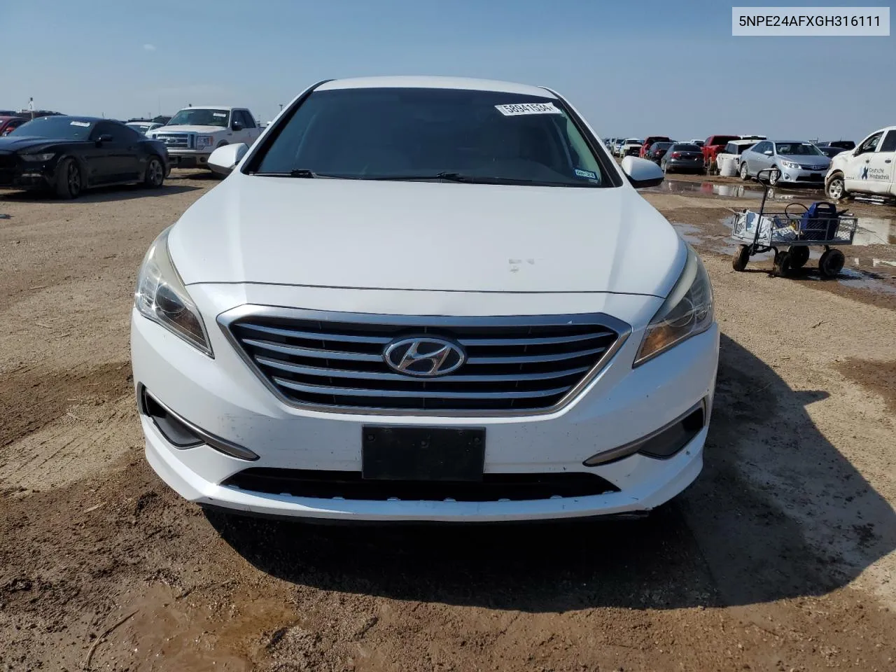 2016 Hyundai Sonata Se VIN: 5NPE24AFXGH316111 Lot: 58941534