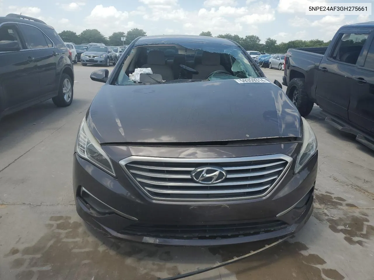 2016 Hyundai Sonata Se VIN: 5NPE24AF3GH275661 Lot: 59359314