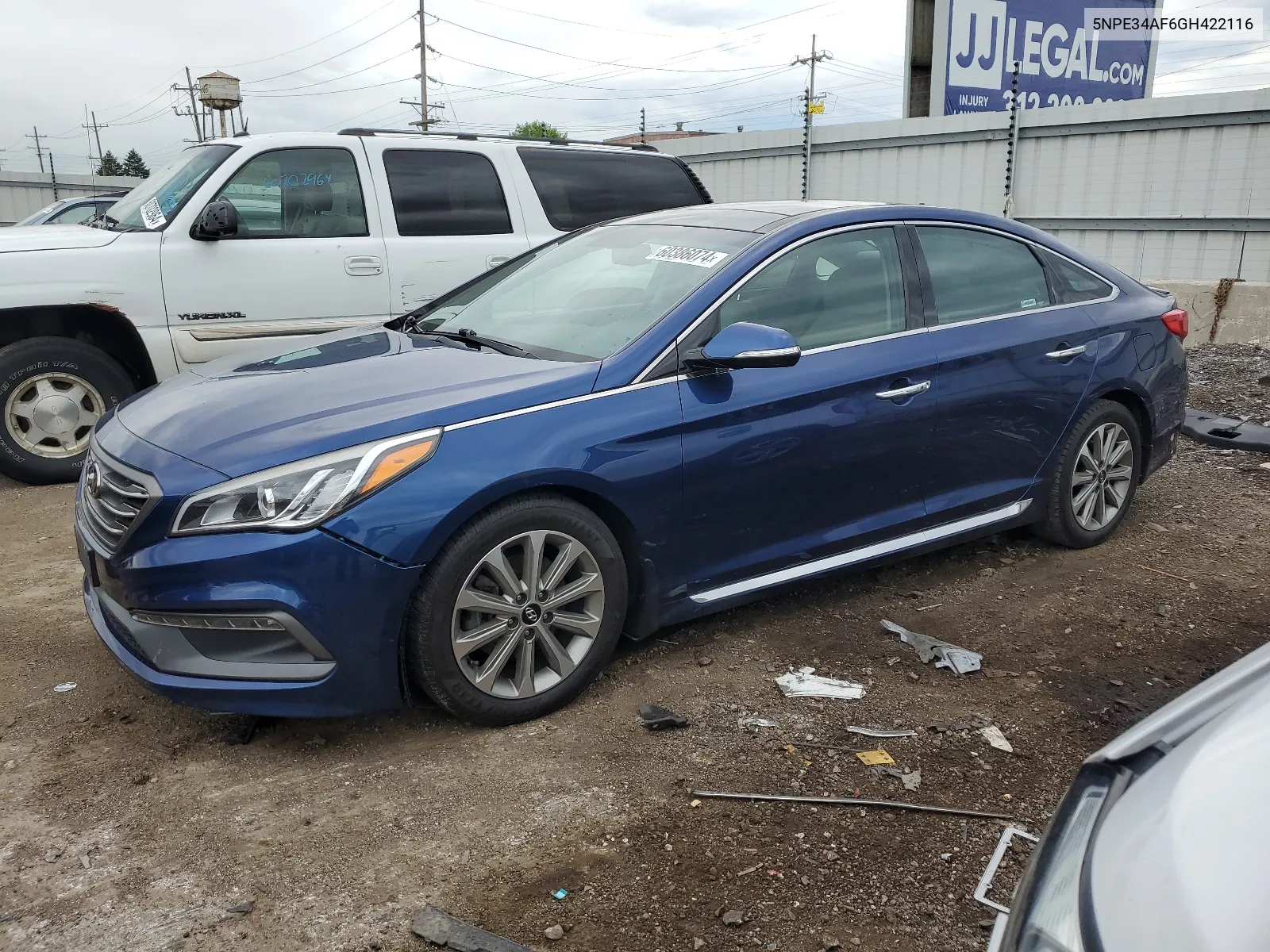 2016 Hyundai Sonata Sport VIN: 5NPE34AF6GH422116 Lot: 60386074