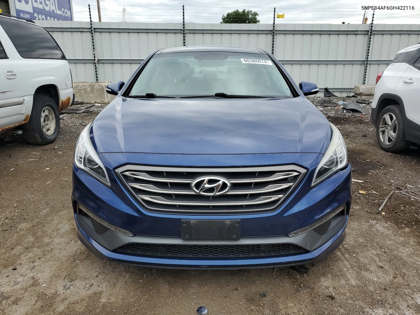 5NPE34AF6GH422116 2016 Hyundai Sonata Sport