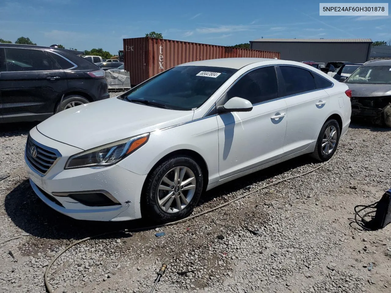 2016 Hyundai Sonata Se VIN: 5NPE24AF6GH301878 Lot: 60447804