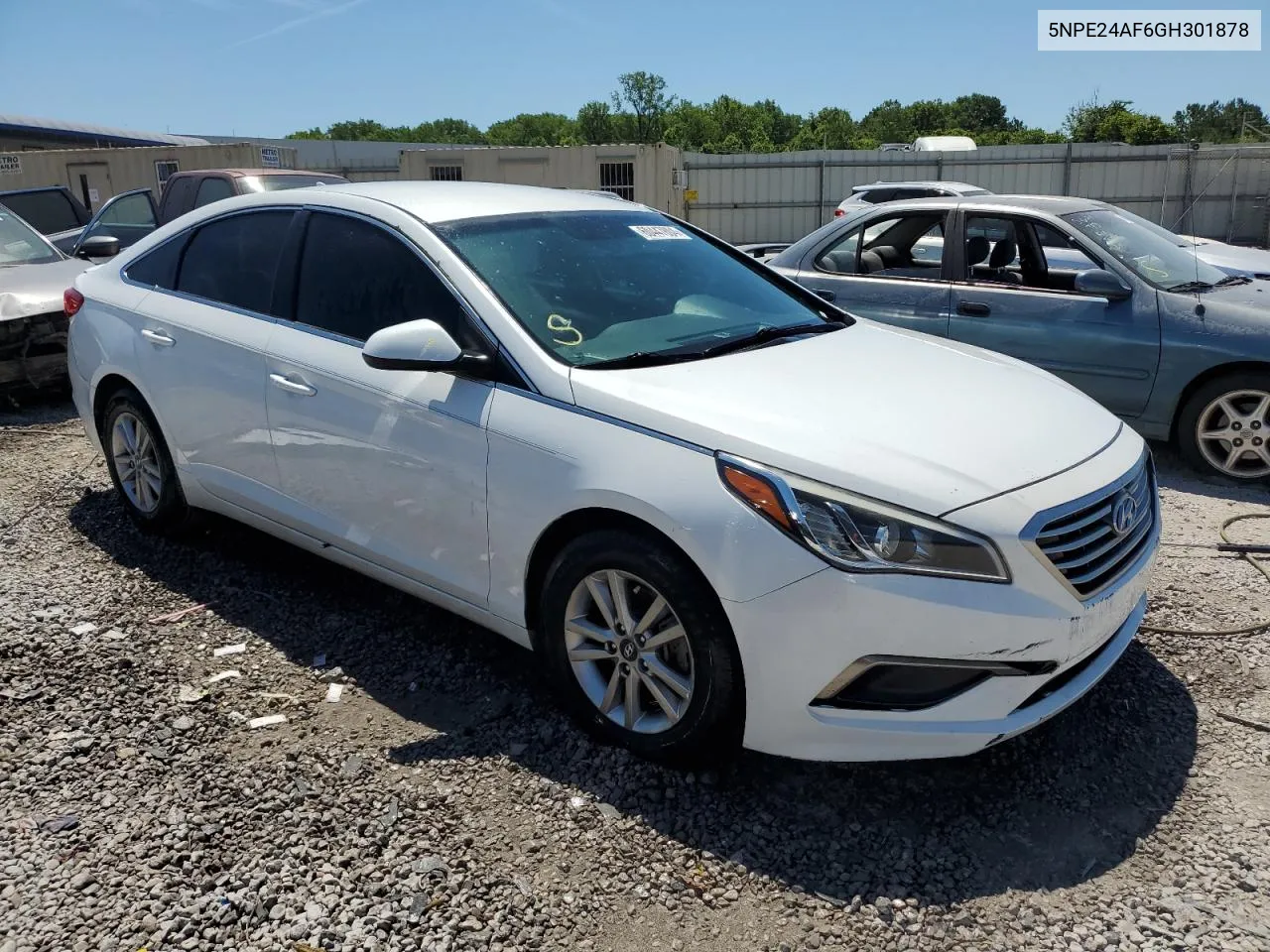 2016 Hyundai Sonata Se VIN: 5NPE24AF6GH301878 Lot: 60447804