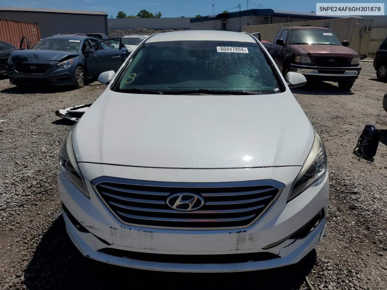 2016 Hyundai Sonata Se VIN: 5NPE24AF6GH301878 Lot: 60447804